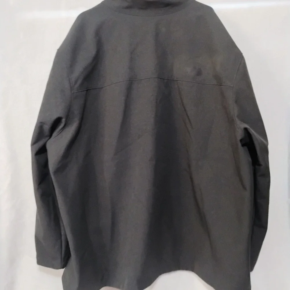 The North Face Mens Apex Bionic Softshell Jacket Gray Full Zip 5XL Big & Tall